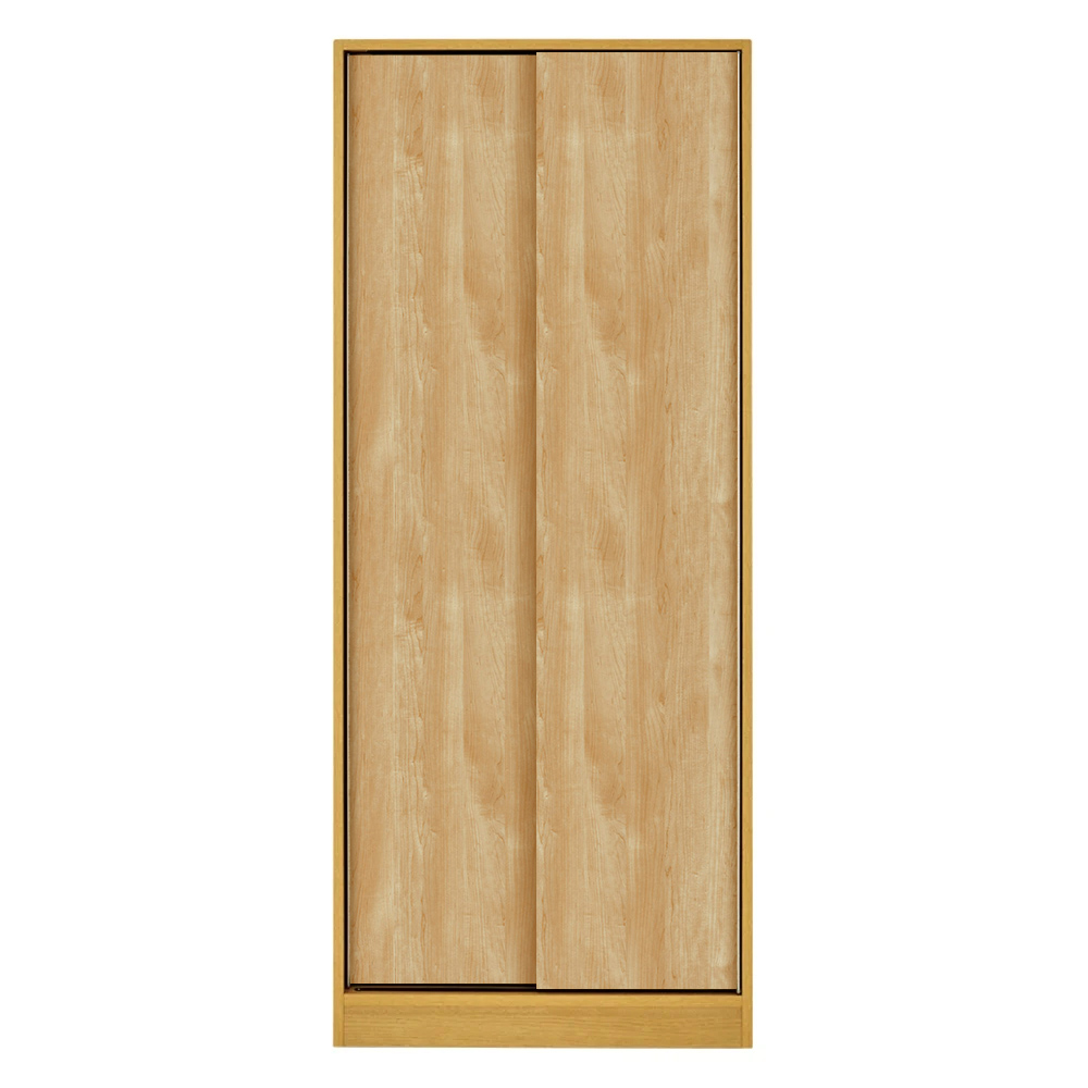 狭い場所でも収納たっぷり引き戸壁面収納シリーズ 収納庫 扉タイプ 幅75cm リビング壁面収納 壁面収納 システム収納 643501