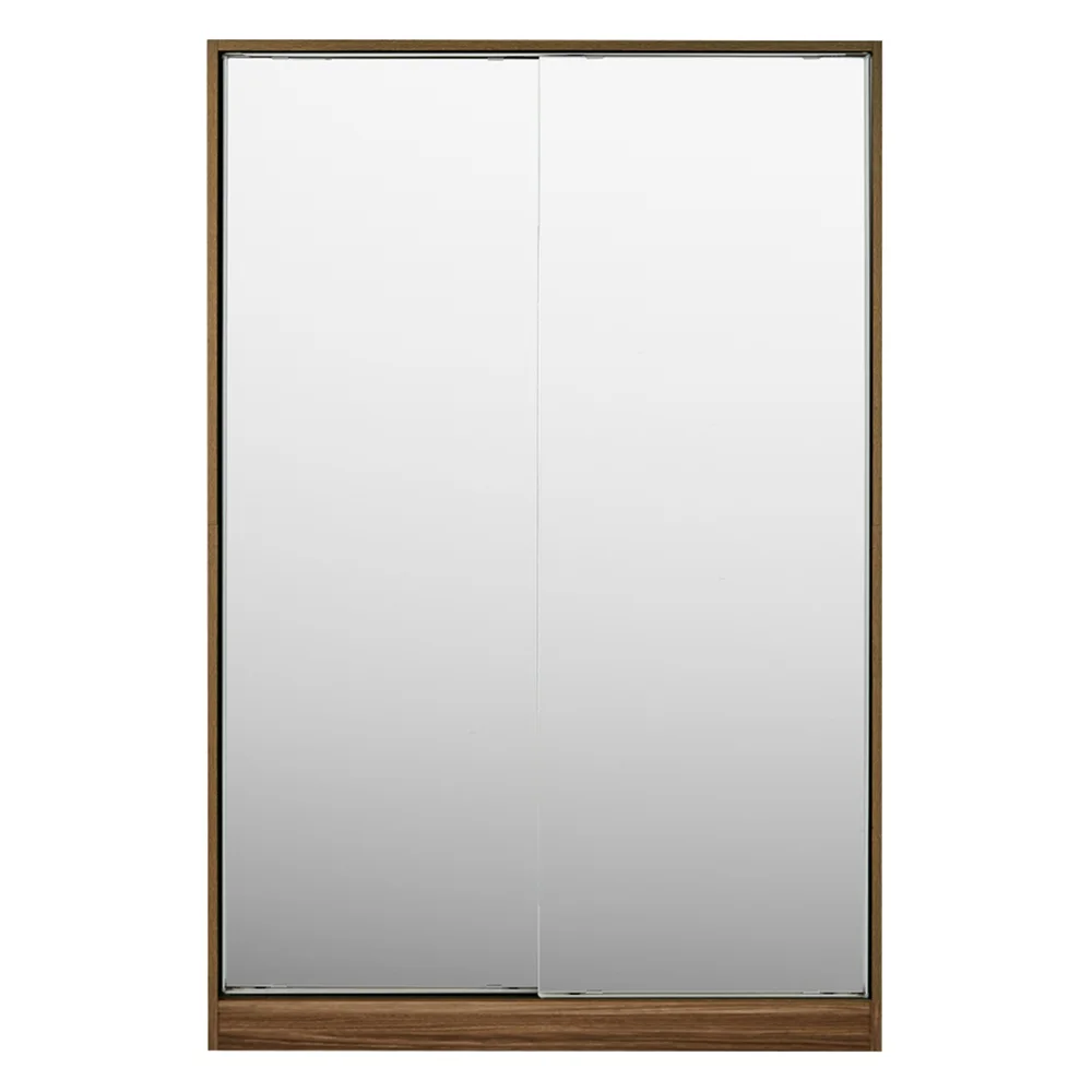 狭い場所でも収納たっぷり引き戸壁面収納シリーズ 収納庫 ミラー扉タイプ 幅120cm リビング壁面収納 壁面収納 システム収納 643509