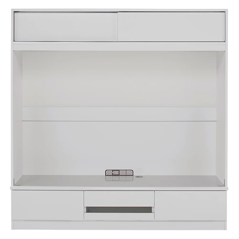 壁面収納テレビ台 幅175.5高さ180cm 【狭い場所でも収納たっぷりシリーズ】 壁面収納テレビ台 テレビ台 テレビボード 643514