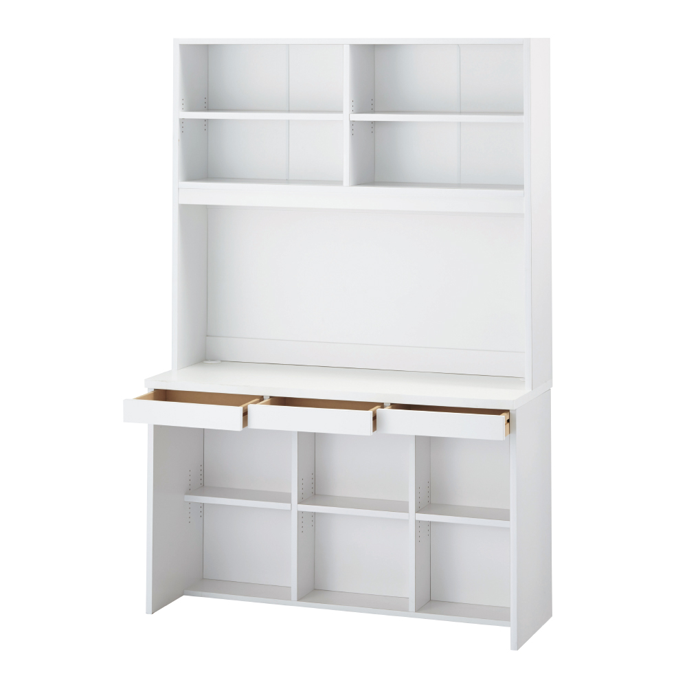 本好きの為のデスクシリーズ デスク本体 幅120cm オフィス 事務 書斎机 机 643534