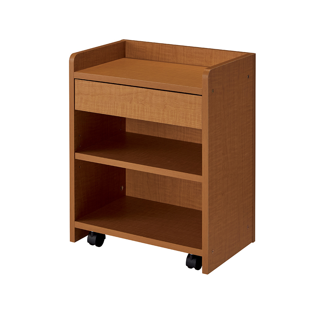 薄型マルチワゴン 幅45cm奥行28cm高さ55cm サイド 脇机 机 643546