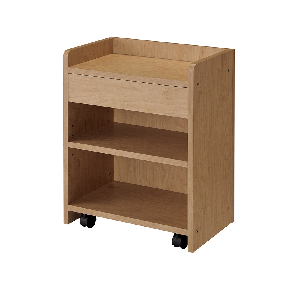 薄型マルチワゴン 幅45cm奥行28cm高さ55cm サイド 脇机 机 643546