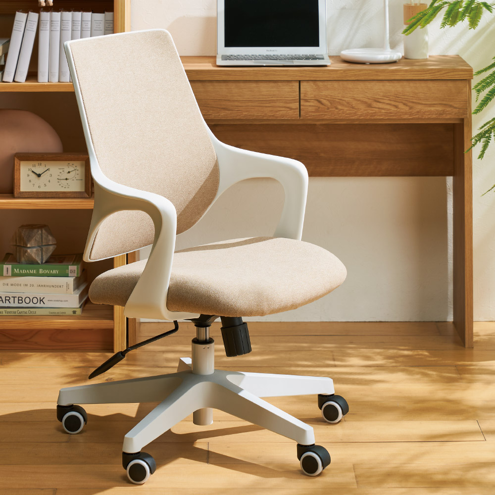丸みのあるオフィスチェア オフィス ワークチェア 事務椅子 ホームオフィス家具 643602