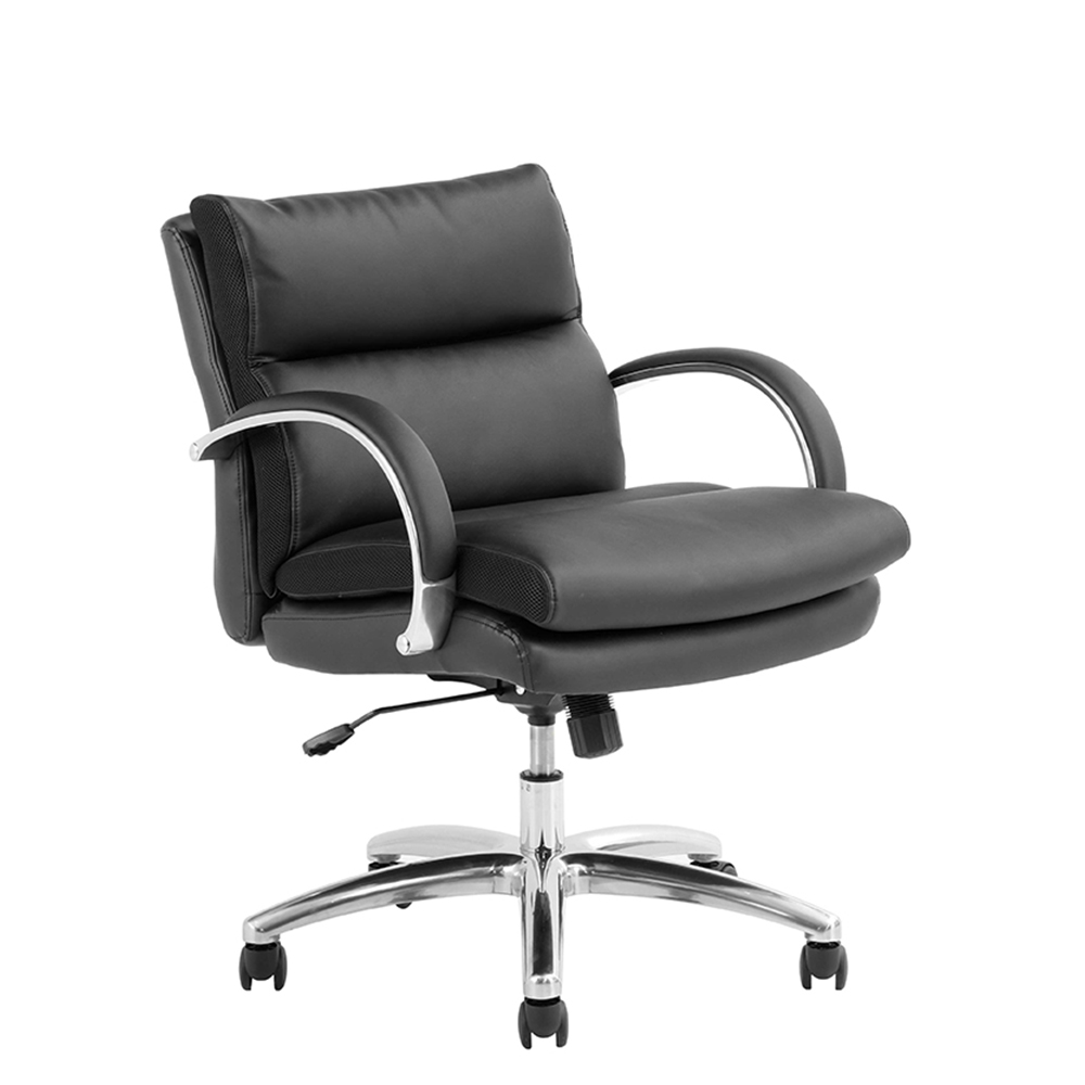 ポケットコイル仕様 プレジデントワークチェア ローバック 高さ84.5cm-89.5cm幅67.5cm奥行77.5cm オフィス ワークチェア 事務椅子 ホームオフィス家具 643606