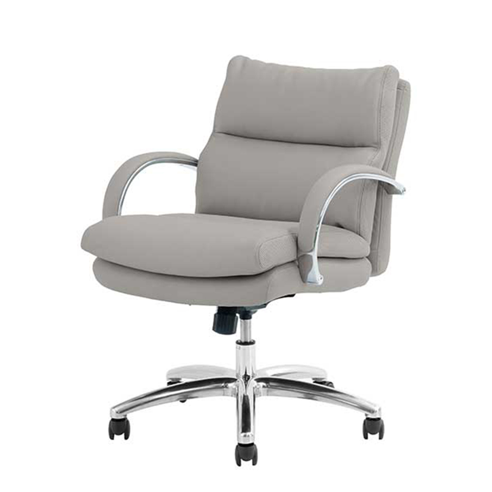 ポケットコイル仕様 プレジデントワークチェア ローバック 高さ84.5cm-89.5cm幅67.5cm奥行77.5cm オフィス ワークチェア 事務椅子 ホームオフィス家具 643606