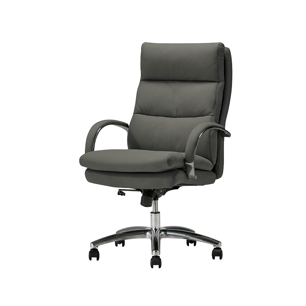 ポケットコイル仕様 プレジデントワークチェア ハイバック 高さ100.5cm-105.5cm幅67.5cm奥行78.5cm オフィス ワークチェア 事務椅子 ホームオフィス家具 643607