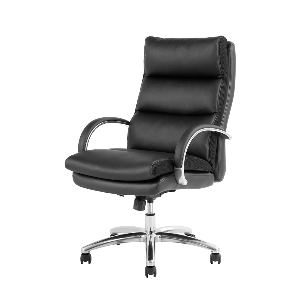 ポケットコイル仕様 プレジデントワークチェア ハイバック 高さ100.5cm-105.5cm幅67.5cm奥行78.5cm オフィス ワークチェア 事務椅子 ホームオフィス家具 643607