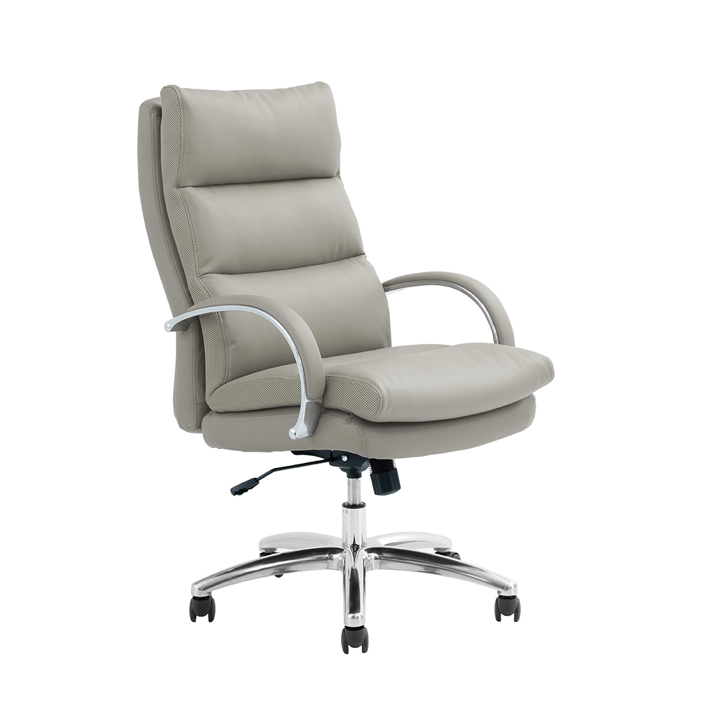 ポケットコイル仕様 プレジデントワークチェア ハイバック 高さ100.5cm-105.5cm幅67.5cm奥行78.5cm オフィス ワークチェア 事務椅子 ホームオフィス家具 643607