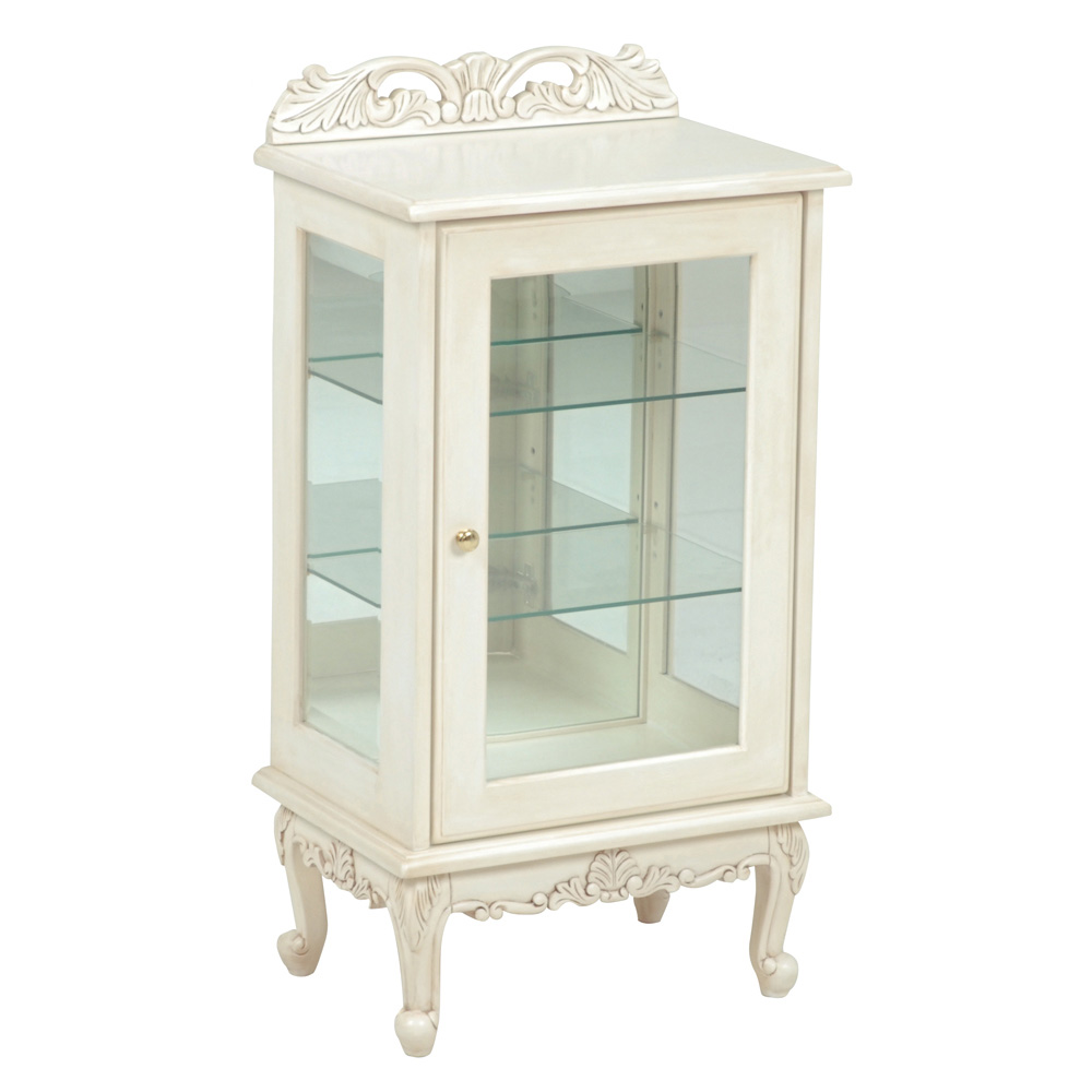 アンティーククラシックシリーズ コレクションキャビネット ロータイプ 幅50奥行35高さ96cm キャビネット リビングボード リビング収納 643609