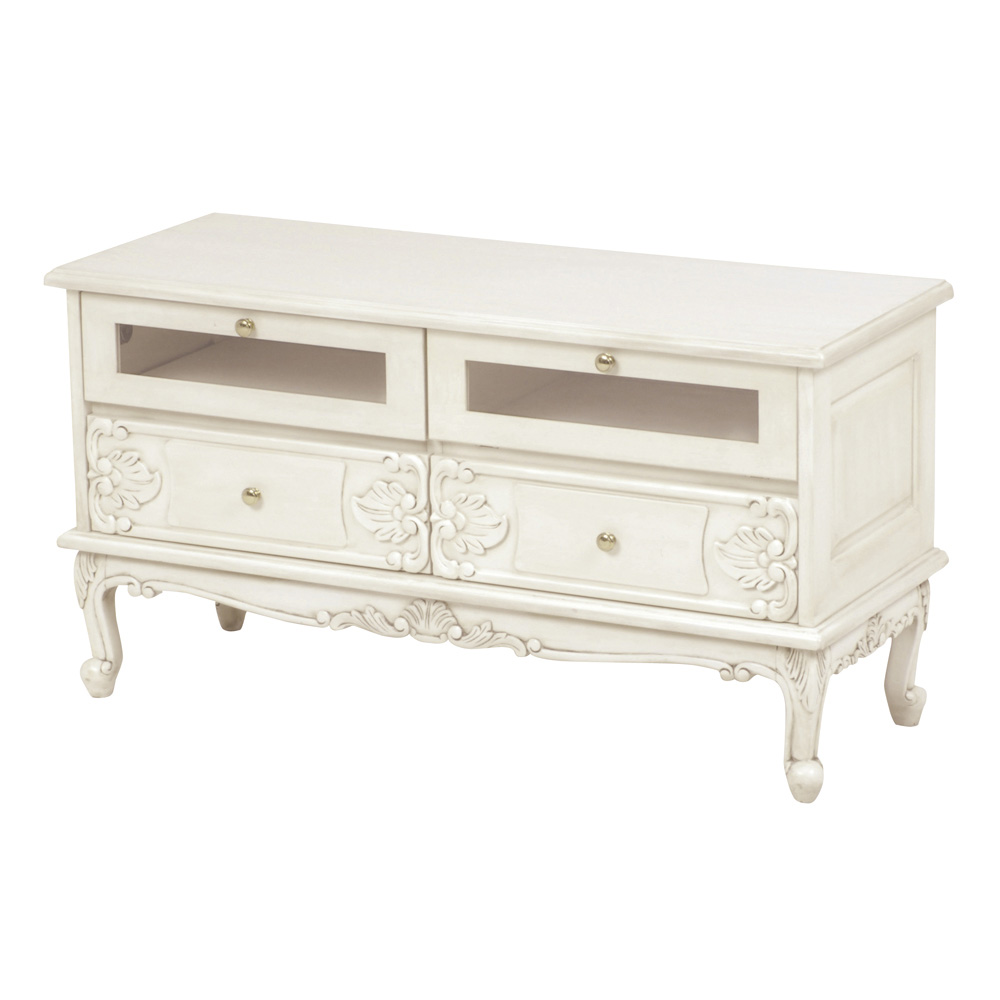 アンティーククラシックシリーズ TV台 幅105cm 奥行40cm 高さ56cm ミドルタイプテレビ台 テレビ台 テレビボード 643620