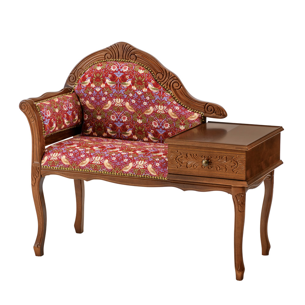 Fabric by BEST OF MORRIS クラシックシリーズ テレフォンベンチ ベンチ 椅子 チェア 643659