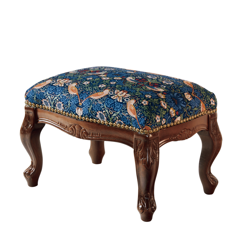 Fabric by BEST OF MORRIS クラシックシリーズ フットスツール スツール 丸椅子 椅子 チェア 643661