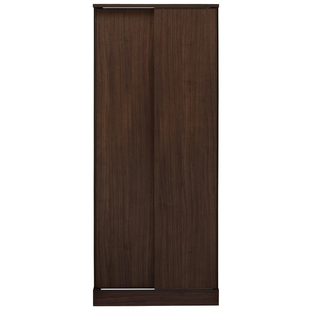 ≪幅75.5cm≫頑丈棚板引き戸本棚 奥行44cm 本棚 ブックシェルフ 書棚 ラック シェルフ 643907