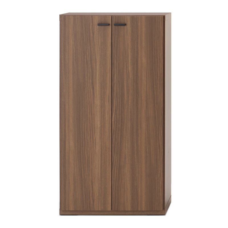 ≪板扉 幅60cm×2台≫重厚感のあるがっちり本棚 板扉上下セット高さ228cm＋天井突っ張り金具 突っ張り収納 ラック 本棚 シェルフ 643922