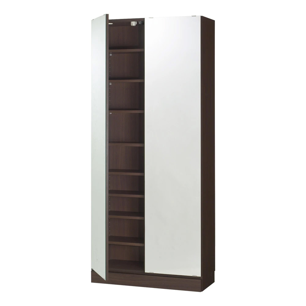 壁面書棚リフォームユニット 本体 幅80奥行31高さ180cm 本棚 ブックシェルフ 書棚 ラック シェルフ 644020