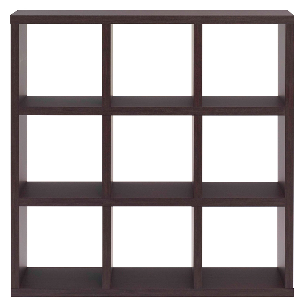 縦横自在スクエアシェルフ 3×3 幅115cm 高さ115cm コレクションケース ディスプレイラック 飾り棚 本棚 ラック シェルフ 644145