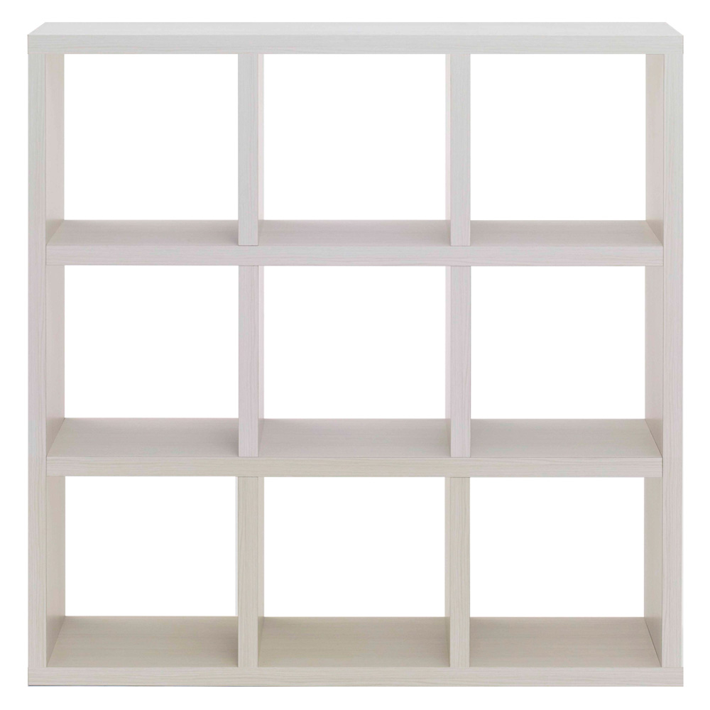 縦横自在スクエアシェルフ 3×3 幅115cm 高さ115cm コレクションケース ディスプレイラック 飾り棚 本棚 ラック シェルフ 644145