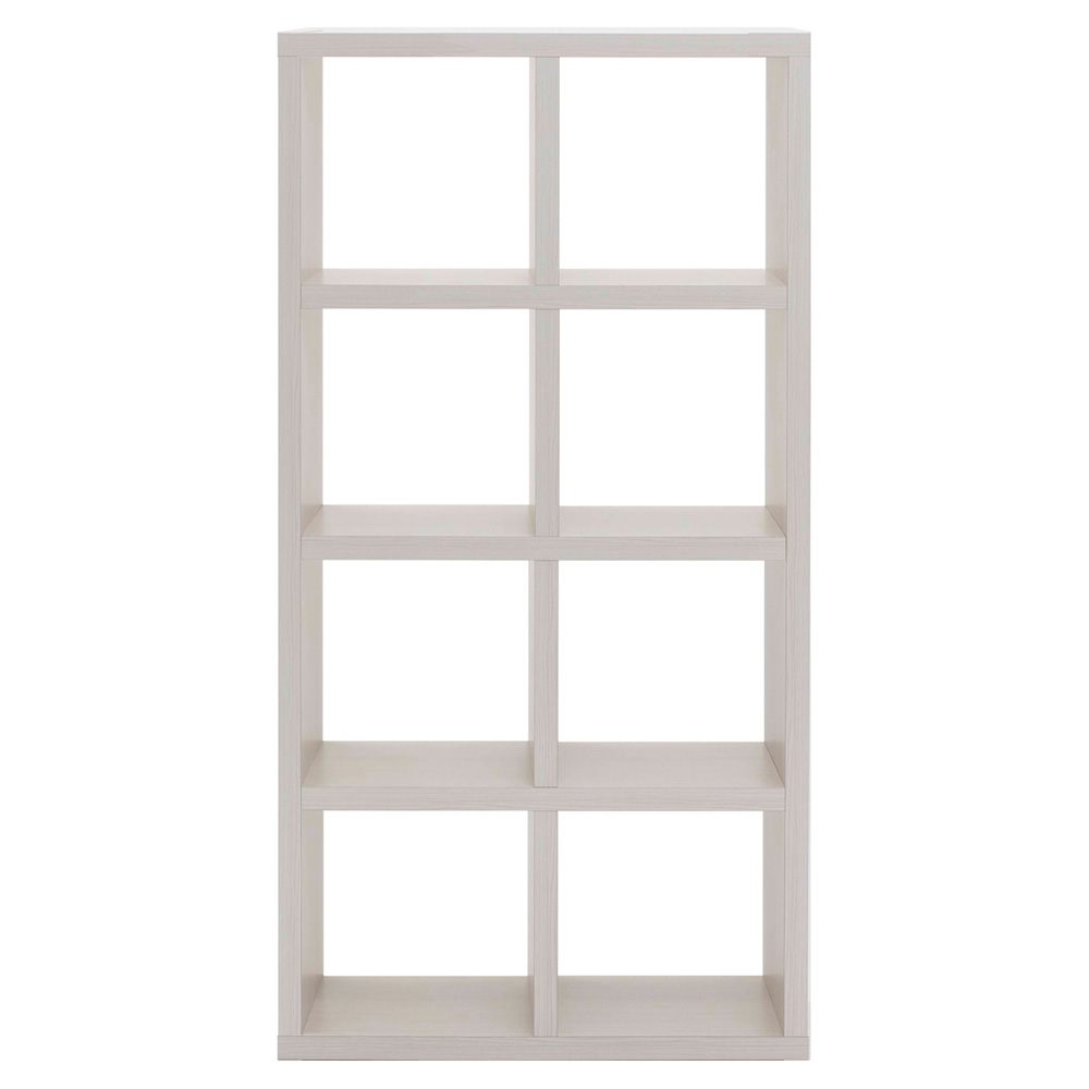 縦横自在スクエアシェルフ 4×2 幅78cm 高さ152cm コレクションケース ディスプレイラック 飾り棚 本棚 ラック シェルフ 644146