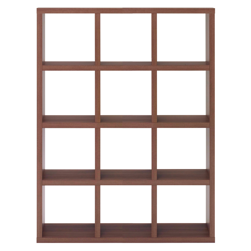 縦横自在スクエアシェルフ 4×3 幅115cm 高さ152cm コレクションケース ディスプレイラック 飾り棚 本棚 ラック シェルフ 644147