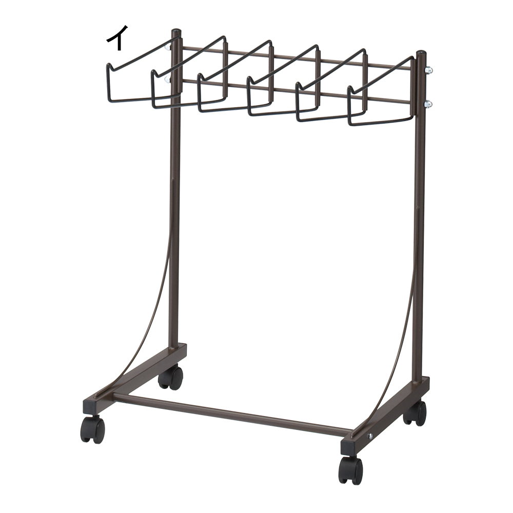 パンツ＆ジーンズハンガーラック 6本掛け 幅52cm 押入れ クローゼット収納 衣類収納 644503