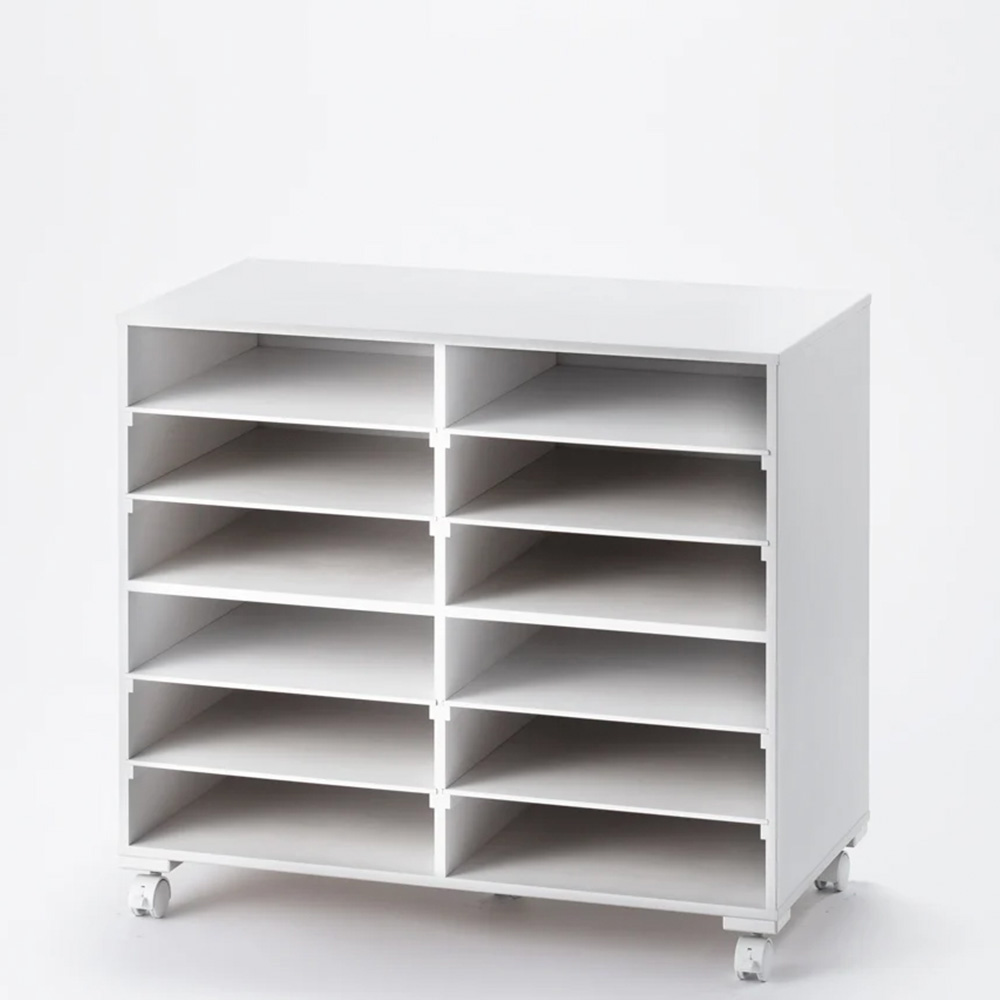 ≪幅75cm高さ67cm≫ キャスター付きニット&シャツラック 衣類 衣装ケース 収納ケース 衣類収納 644512