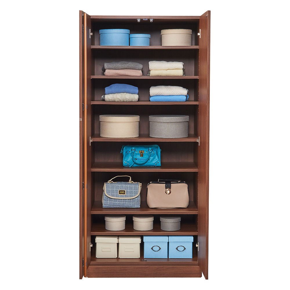 壁面間仕切りワードローブ 棚タイプ・幅60cm パーテーション 間仕切り リビング収納 644847