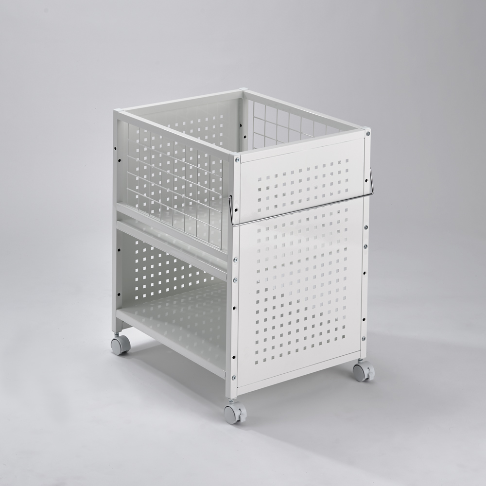 片付けラクラク!頑丈押し入れ収納ワゴン 幅45cm奥行55cm高さ65cm おもちゃ収納 絵本収納 子供部屋 キッズ収納 家具 644938