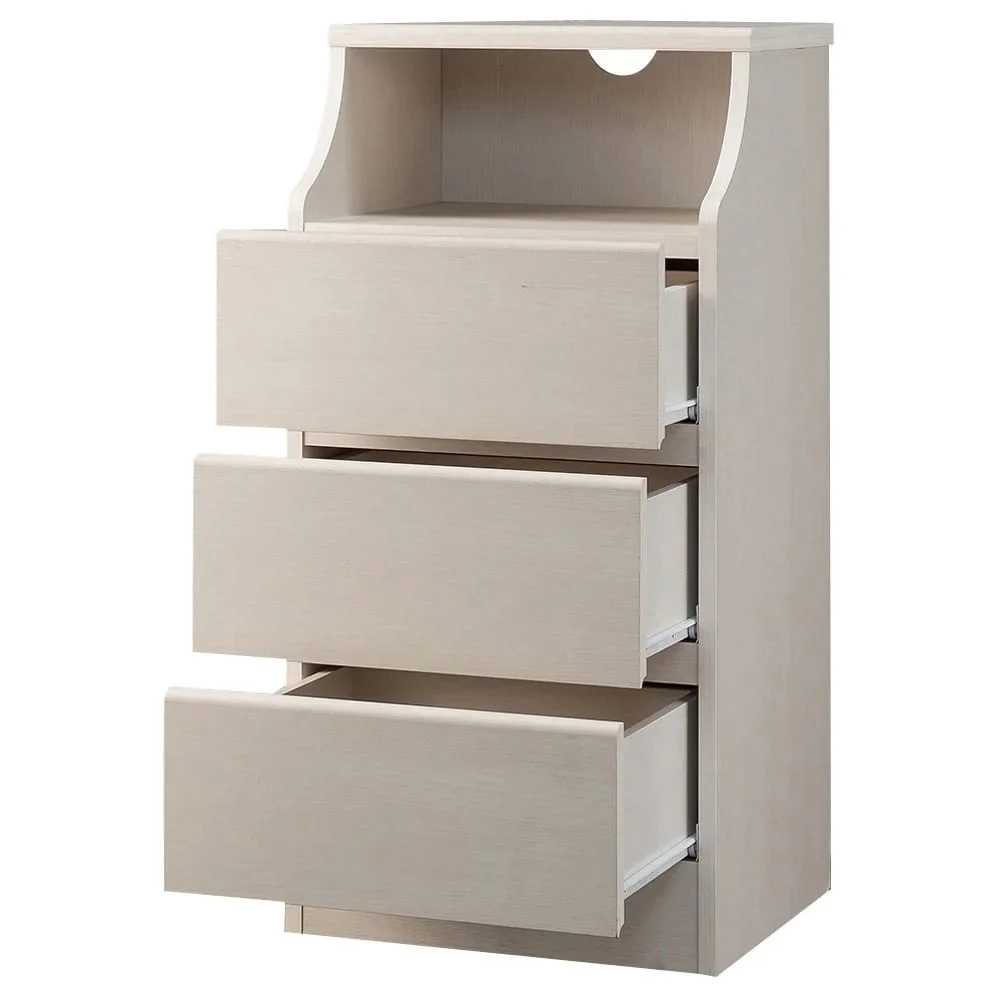 組立も簡単！色もサイズもぴったりが見つかるチェスト 3段・高さ91cm幅44cm リビング リビング収納 645058