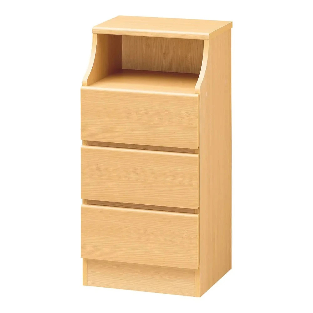 組立も簡単！色もサイズもぴったりが見つかるチェスト 3段・高さ91cm幅44cm リビング リビング収納 645058