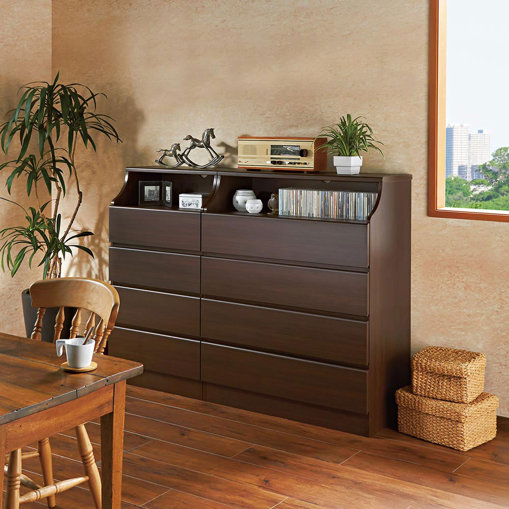 組立も簡単！色もサイズもぴったりが見つかるチェスト 3段・高さ91cm幅60cm リビング リビング収納 645059