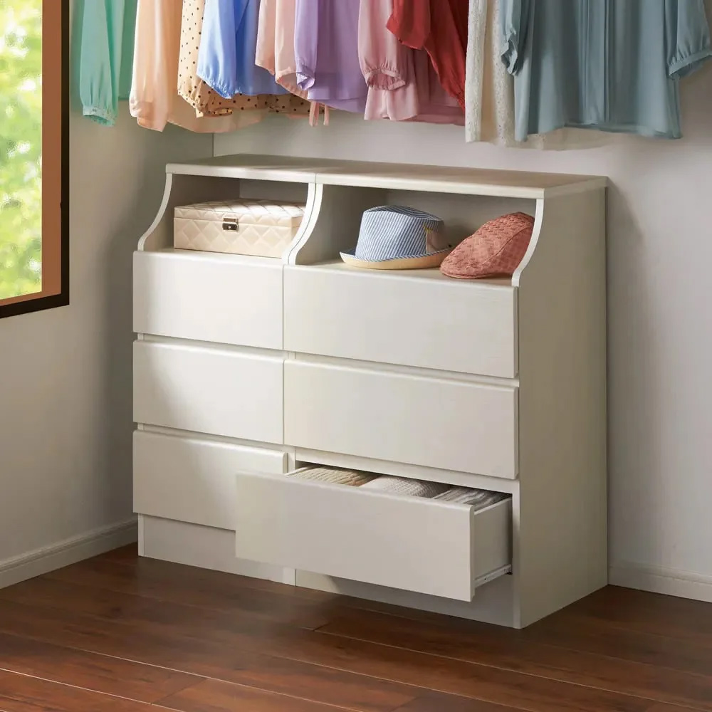 組立も簡単！色もサイズもぴったりが見つかるチェスト 3段・高さ91cm幅90cm リビング リビング収納 645060