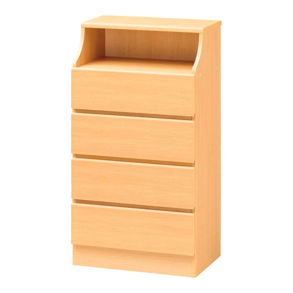 組立も簡単！色もサイズもぴったりが見つかるチェスト 4段・高さ112cm幅60cm リビング リビング収納 645062