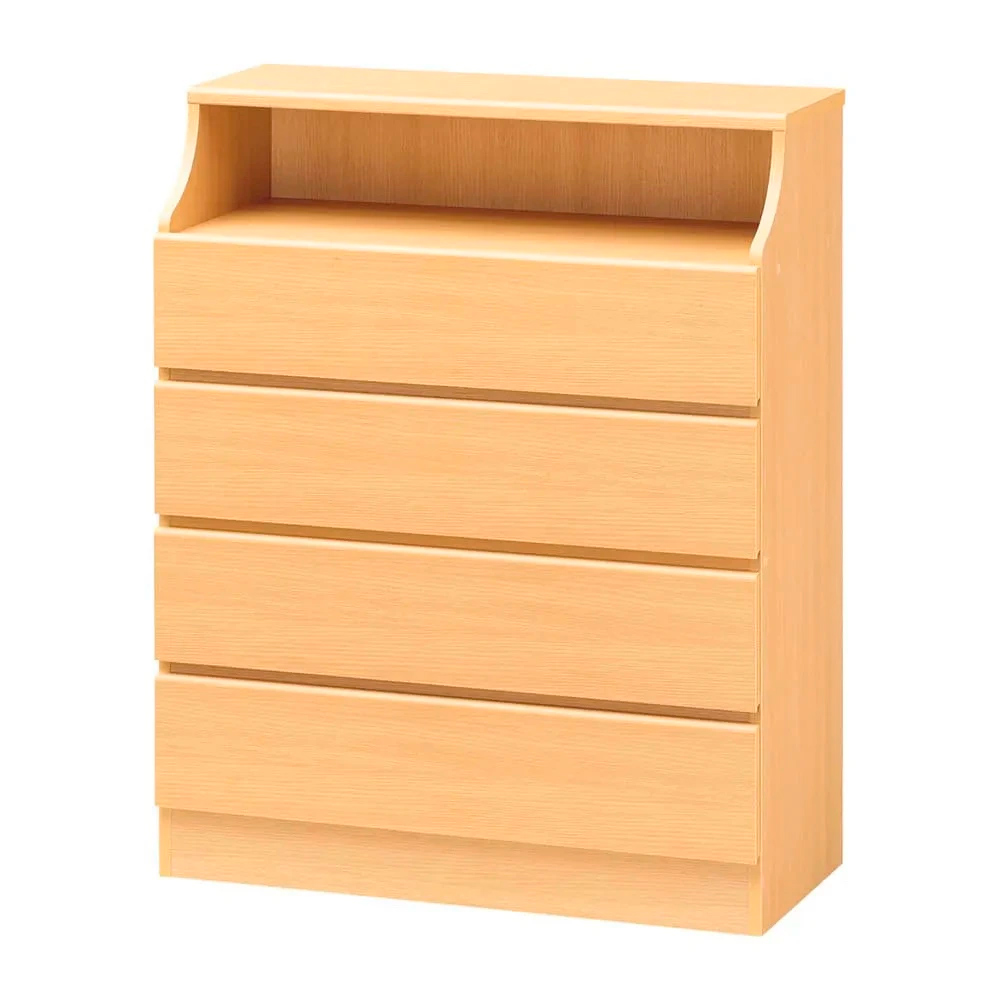 組立も簡単！色もサイズもぴったりが見つかるチェスト 4段・高さ112cm幅90cm リビング リビング収納 645063