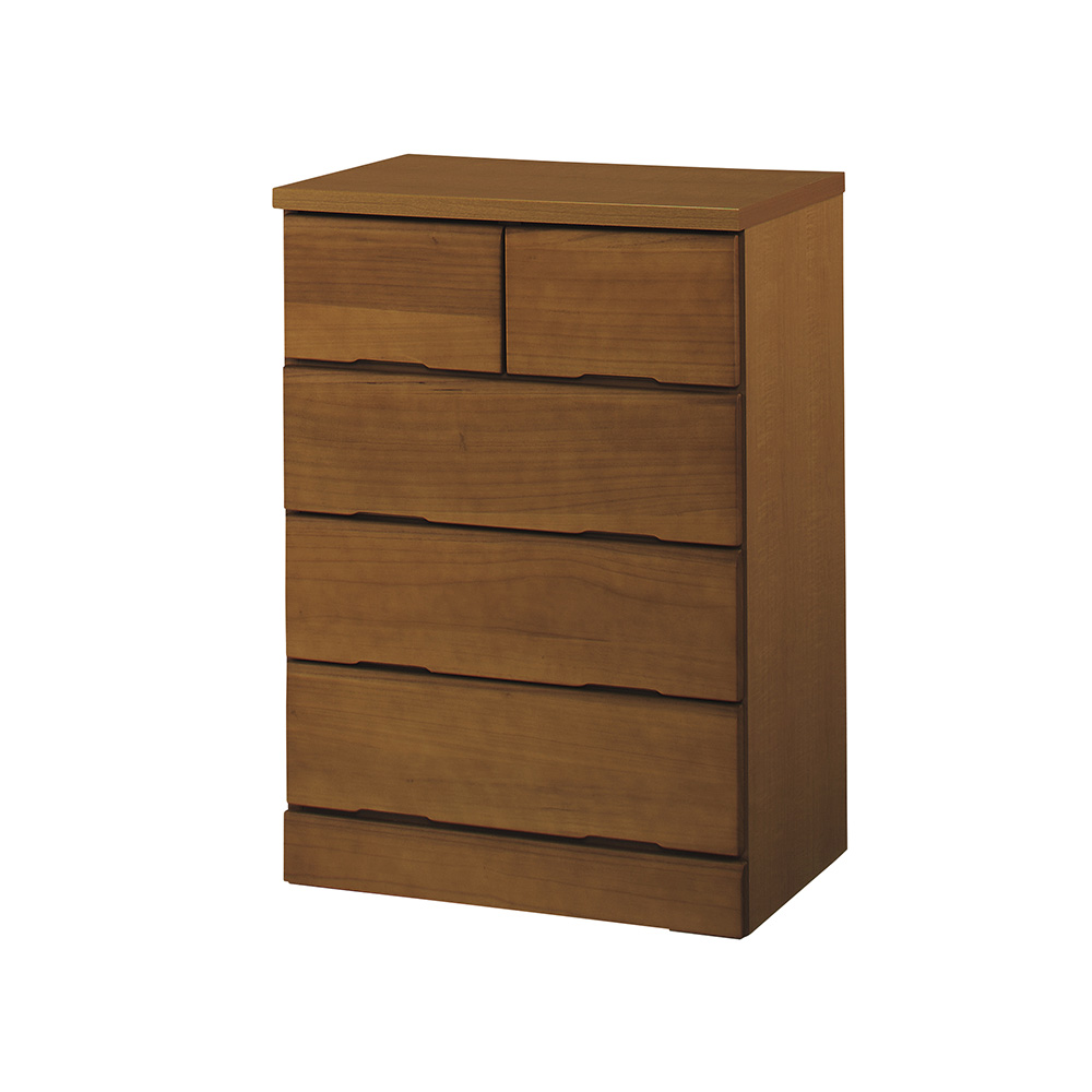 ≪幅60cm≫ サイズが豊富に選べる天然木レール付きチェスト 4段タイプ（高さ85cm） リビング リビング収納 645105