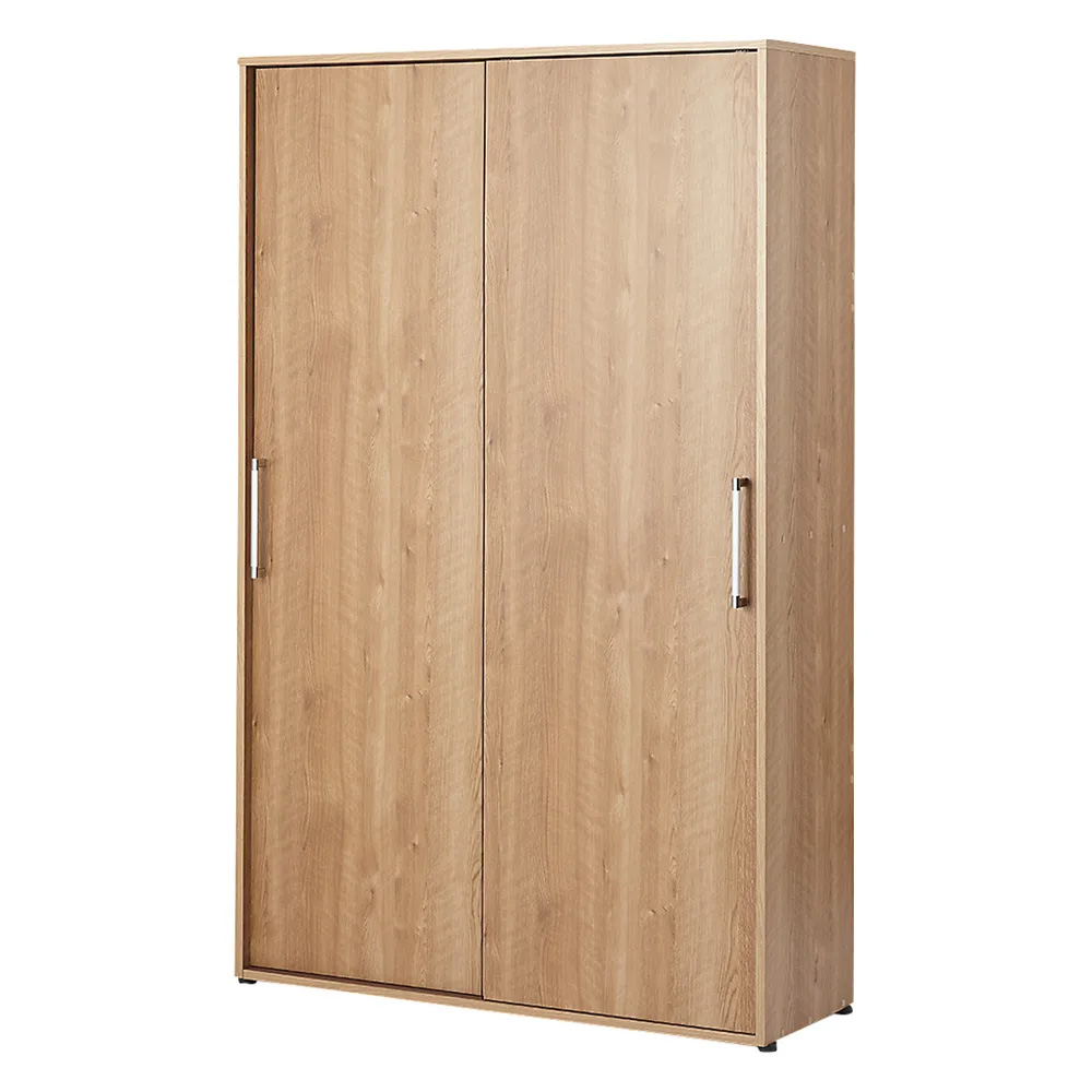 天然木調引き戸シューズボックス ハイ(高さ182cm) 幅114cm奥行40cm 下駄箱 シューズボックス 玄関収納 645220