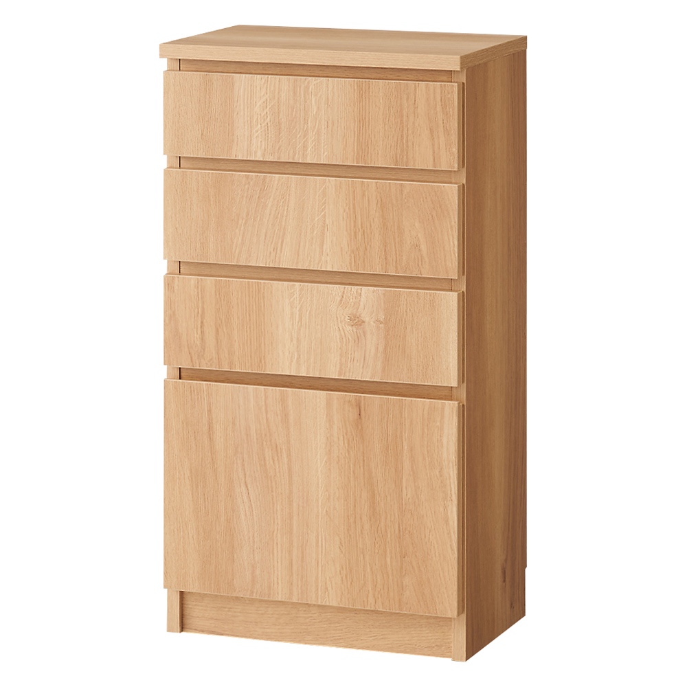 カフェスタイルのカウンター下収納 引き出しタイプ 幅45高さ85.5cm キッチンカウンター下収納 キッチン収納 641320