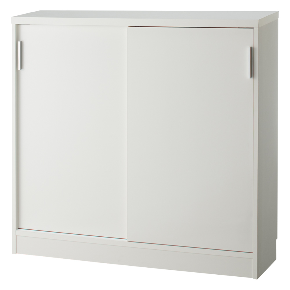 引き戸カウンター下収納庫 奥行29.5高さ100cmタイプ 収納庫・幅90cm キャビネット リビングボード リビング収納 641427