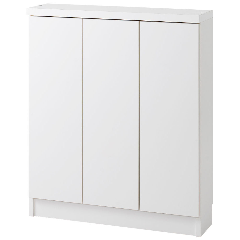 シンプルカウンター下収納庫（奥行30高さ87cm） 3枚扉タイプ 幅73cm キッチンカウンター下収納 キッチン収納 641453