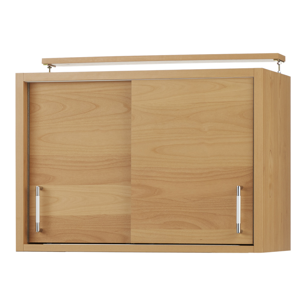 組立不要 アルダー引き戸頑丈本棚 幅75.5cm 上置き ウッドラック 木製シェルフ 本棚 ラック シェルフ 643937