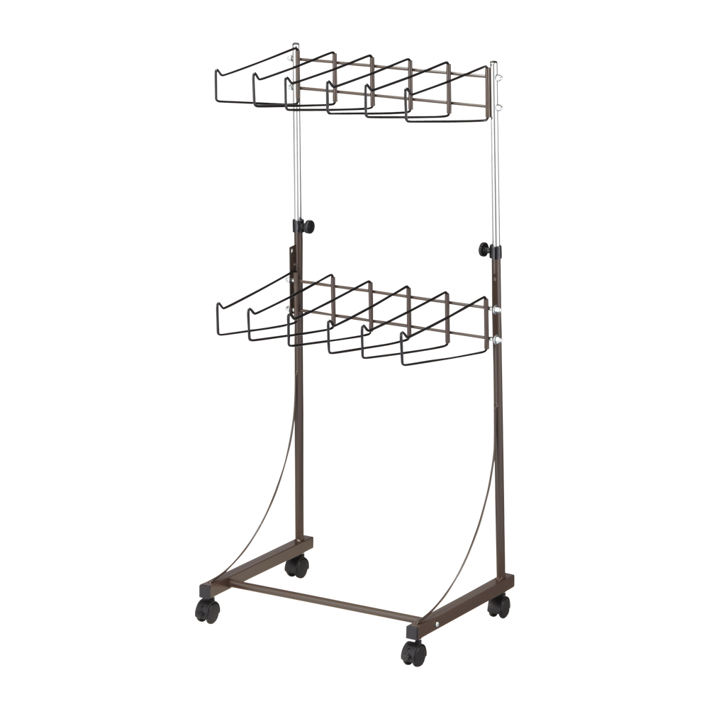 パンツ＆ジーンズハンガー 上下2段12本掛け 幅51cm 押入れ クローゼット収納 衣類収納 644506