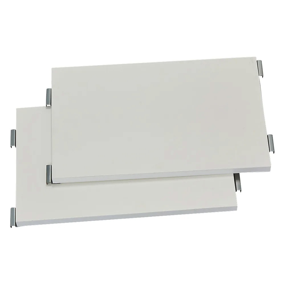 ホワイト間仕切り収納 追加棚板2枚組 幅60cm用 パーテーション 間仕切り リビング収納 644821