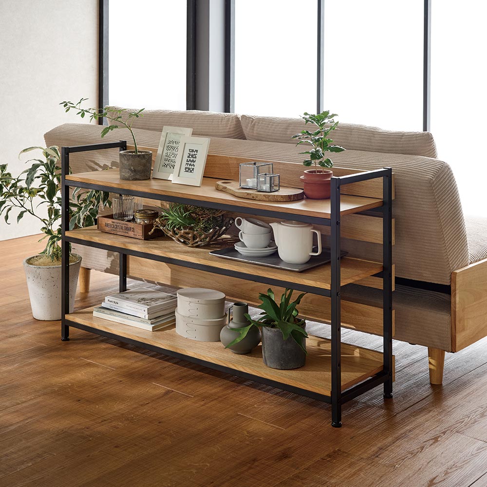 オーク棚板ディスプレイシェルフ 幅61cm高さ70cm ディノスANAmall店