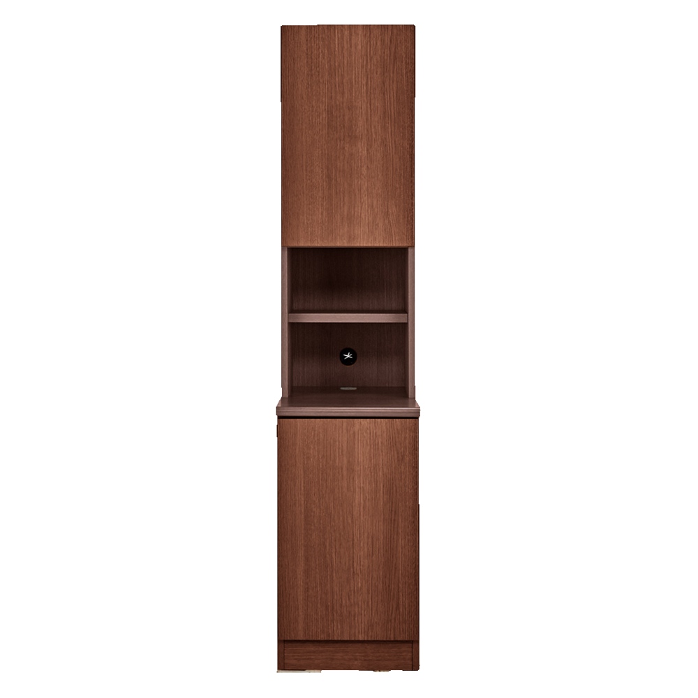 書斎壁面収納シリーズ 収納庫 扉オープンタイプ 幅39.5cm CD DVDラック 本棚 ラック シェルフ 688847