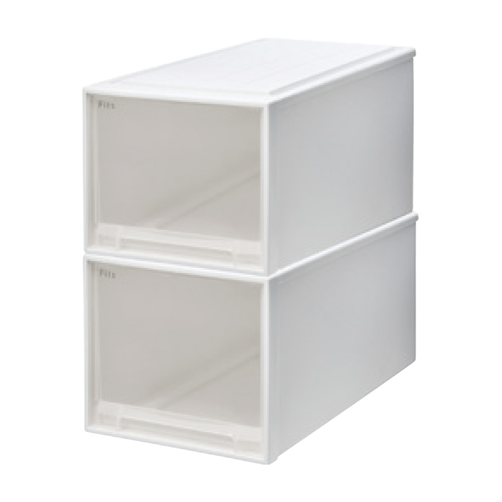 Fits フィッツ収納ケース 押し入れタイプ 奥行74cm幅39cm高さ35cm 2個組 収納ボックス 小物収納 フリーボックス 689513