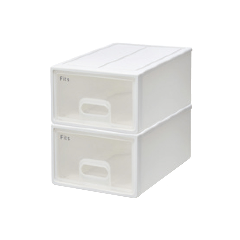 Fits フィッツ収納ケース サイズいろいろ 奥行47cm幅33cm高さ21.5cm 2個組 収納ボックス 小物収納 フリーボックス 689517
