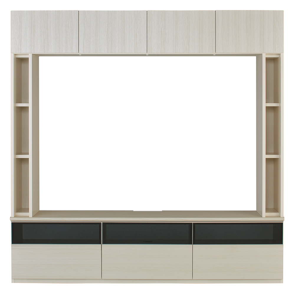 薄型壁面収納テレビ台 幅180高さ180cm 天板高さ42cmタイプ 壁面収納テレビ台 テレビ台 テレビボード 687642