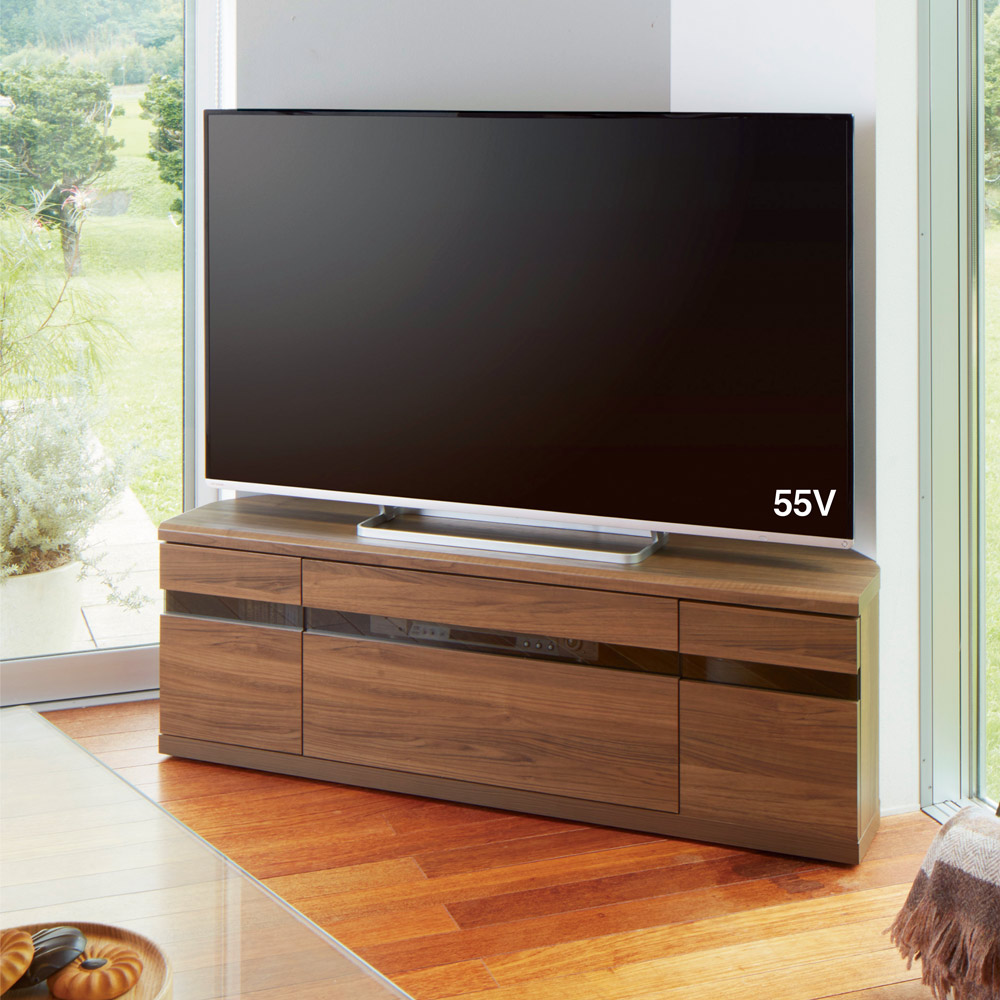 大画面55型TV Blu-rayﾚｺｰﾀﾞｰ テレビ台 セット