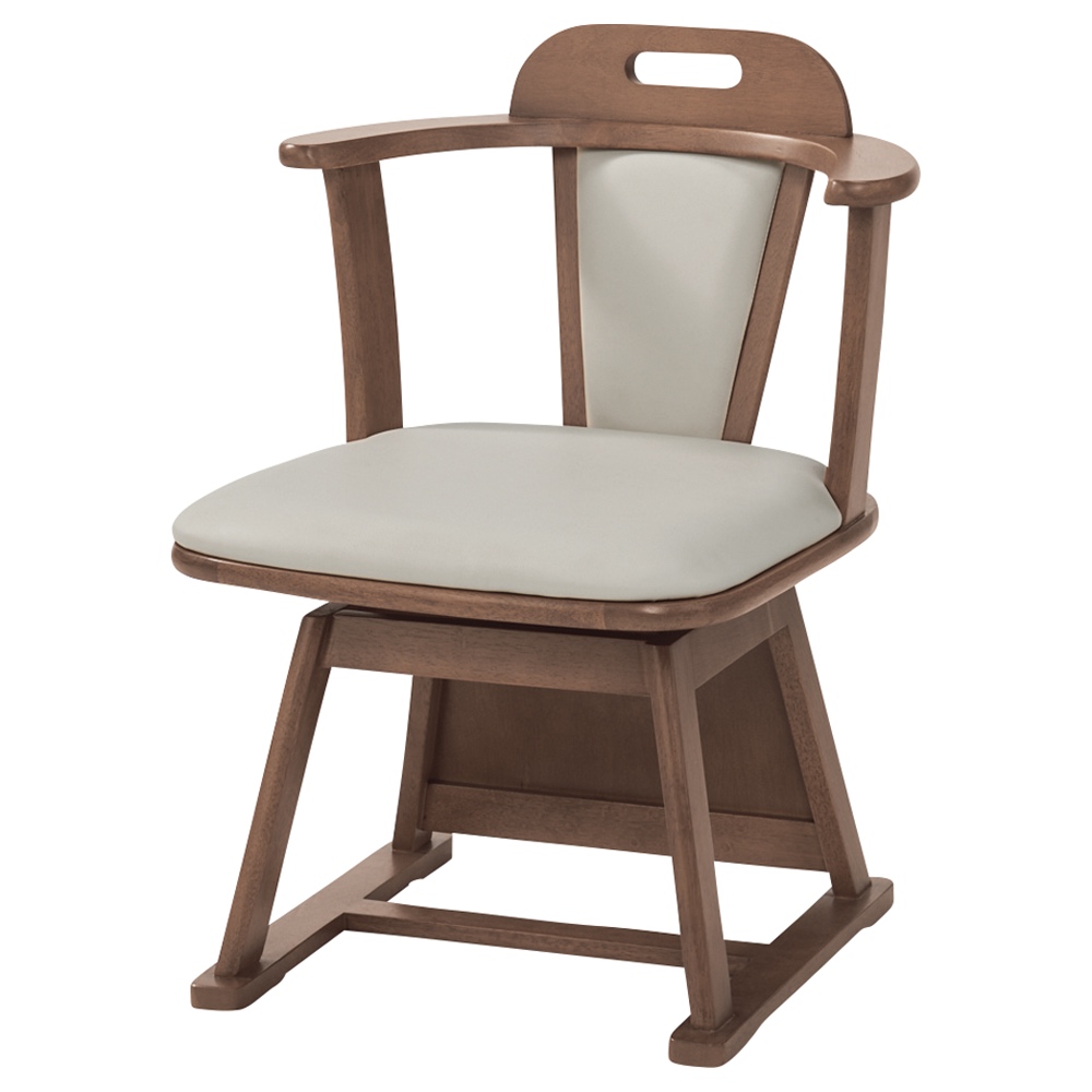 モダンダイニングこたつシリーズ 天然木回転式こたつチェア お得な2脚組 ダイニングこたつ チェア こたつ 611306