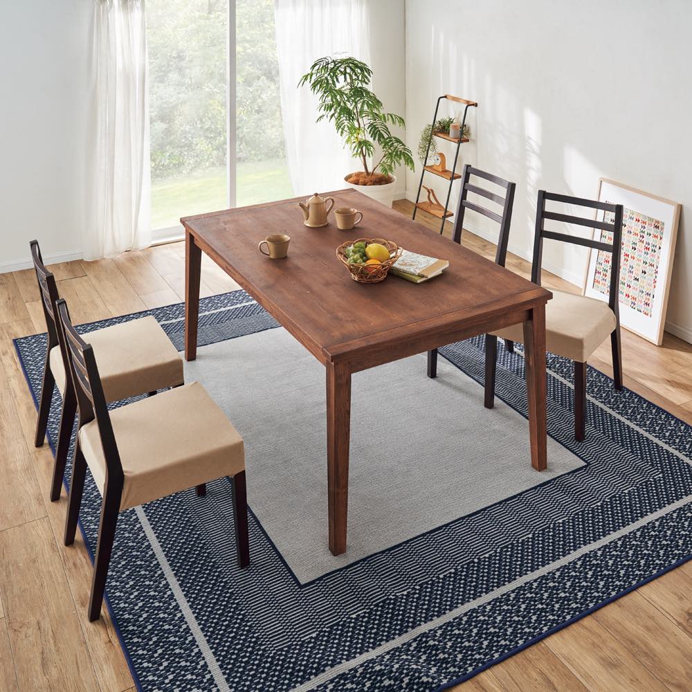 布団なしでも使える北海道産ミズナラのダイニングこたつ 105×80cm こたつテーブル こたつ 611312