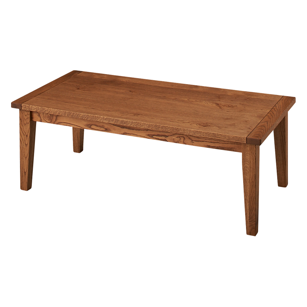 北海道産ミズナラ天然木のローこたつ 角型 120×60cm こたつテーブル こたつ 611402